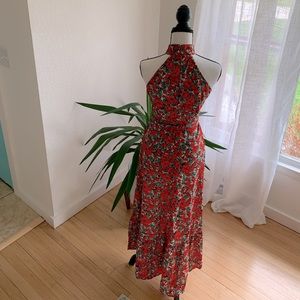 New  Halter Floral maxi dress